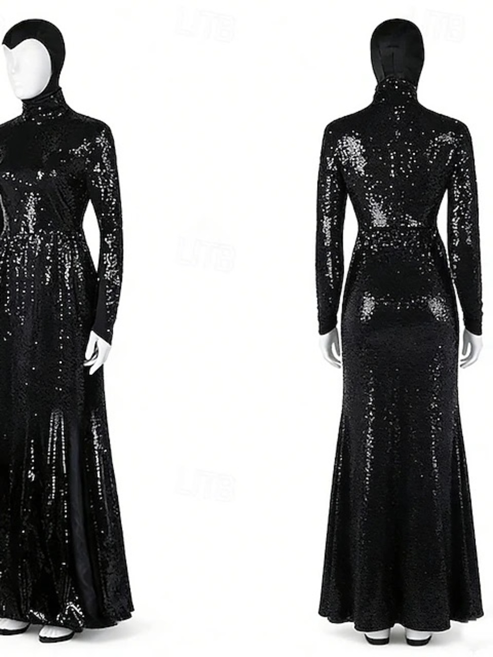 Black Sequin Snow White Evil Queen Costume Gown – Halloween/Cosplay
